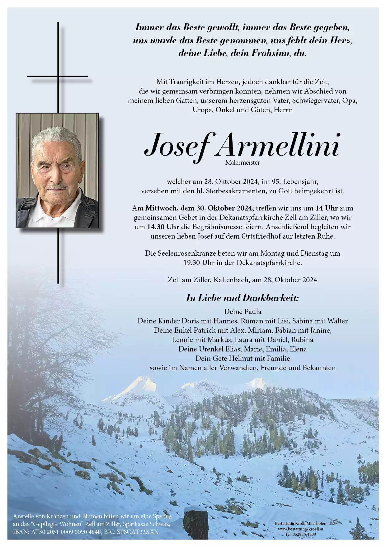 Parte von Josef Armellini